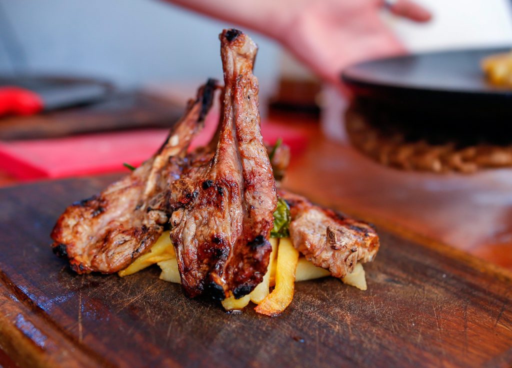 Carne a la brasa